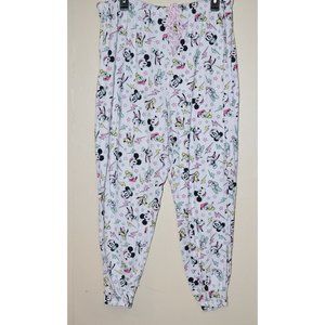 Disney Women's Mickey Minnie Mouse Pajama Lounge Pants  2X  18 20 Donald Daisy